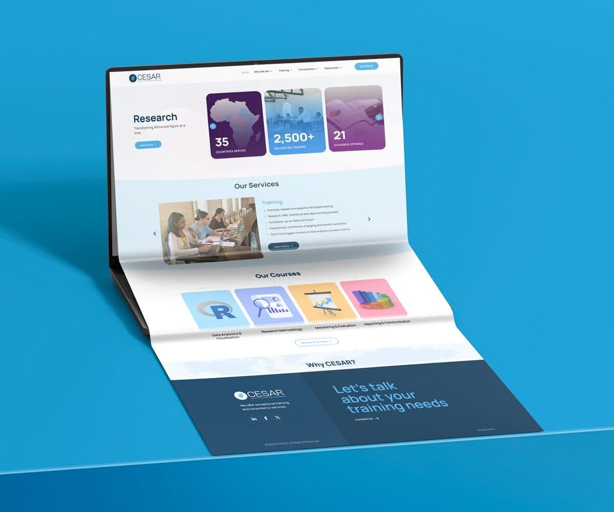 CESAR Africa website project